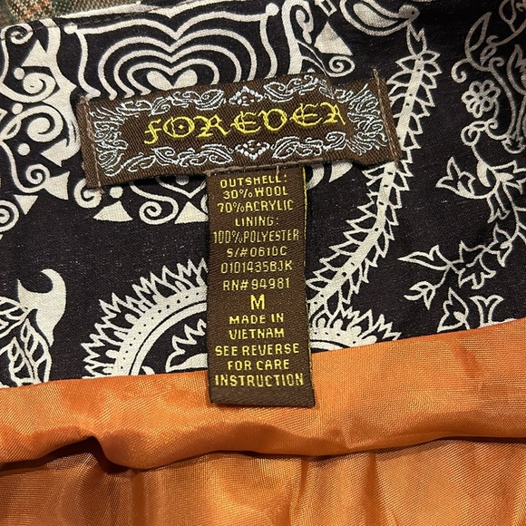 Brown Plaid Mini Skirt with Belt Loops -sz M -NWT - Picture 6 of 8